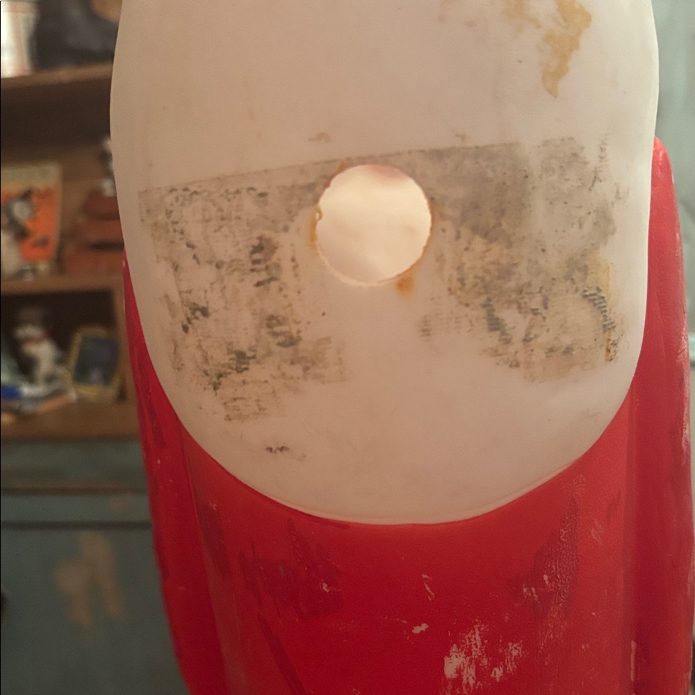 Blowmold Christmas Santa, Don Featherstone. Skinny pencil style 39” tall. - Picture 9 of 12